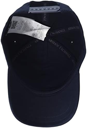 Мъжка бейзболна шапка с копринен лого A|X ARMANI EXCHANGE с логото на