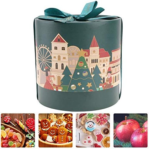 DOITOOL1Pc Кутии с шоколадови Бонбони Apple в Навечерието на Коледа, Мультяшная Подарък Кутия Коледна Контейнер За Съхранение, за Украса на Дома за готвене