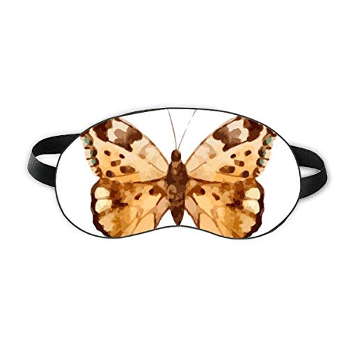 Пеперуда с Кафяви Крила, Защитната Маска за очите, Мека Нощна Превръзка на Очите, Сивата чанта за Носене