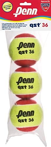 Тенис топки Penn QST 36 - Младежки Червени Тенис Топки от Филц за Начинаещи