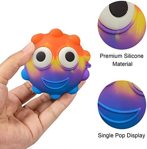 Mllkcao Стрес-Топки за деца Преса Топка / Докосване на Топката За облекчаване на стреса Топка за възрастни 3D