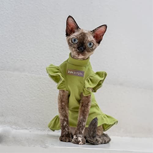 Облекло за Безволосых котки, Лятна Памучен Мека пола от Матирано плюш за сфинксове, корниш рексов, девин Рексов,