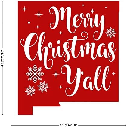 Весела Коледа на всички ви, Ню Мексико, Декорация на Стените на Детската Стая, Стенни Художествена Стикер, Карта