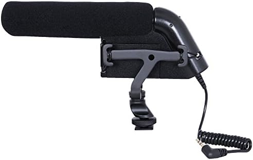 Кондензаторен видеомикрофон Movo VXR5000 Shotgun - една седалка, всички метални, с филтър на високи честоти,