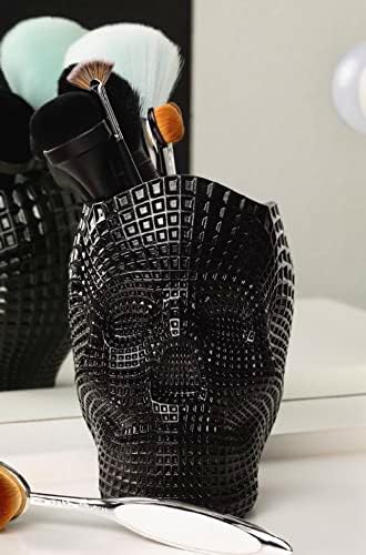 Мултифункционална 3D-чаша за съдове с ужасно черепа - Украсете работното си място на този десктоп чаша в готически