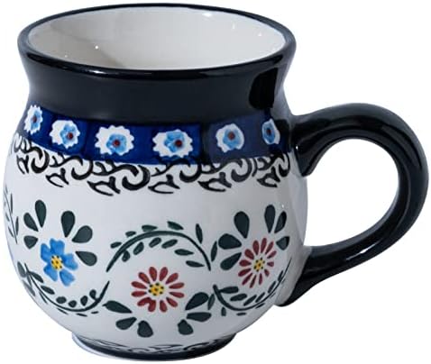 Кафеена чаша за ръчно изработени ALMA от полски керамика В стил Пузатой кафе чаши, Керамични кафеена чаша, Пътна
