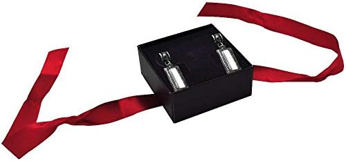 Скъпоценни камъни на Витрината, Черни и Червени Кутии За опаковане на Бижута, Обици /Висулки в Ивицата ~ Опаковка