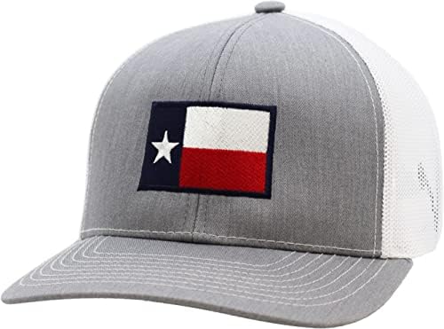 Шапката е на шофьор на камион - Флаг на щата Тексас (Хедър /Бяло)