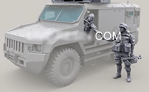 Goodmoel 1/35 Набор от Модели войник от смола на руския бронированного Командоси (2 човека, Без машини) / Мини-набор