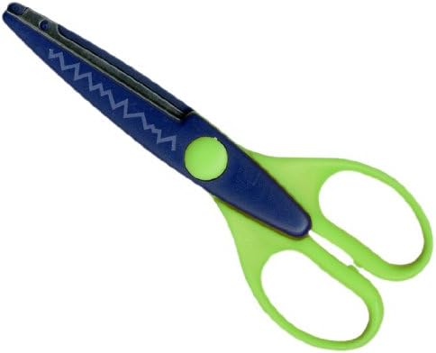 Дизайнерски Ножици за подстригване Scrappin' Gear, Скъсани Ръчно, Метално острие, 6-1 / 2 Инча