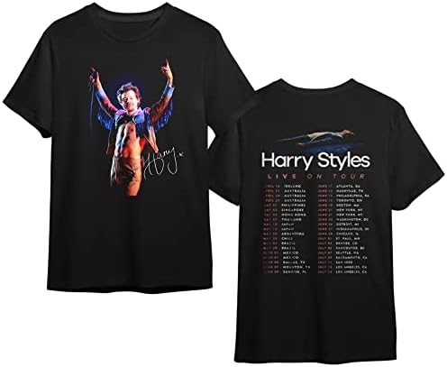 Тениска на Хари Tour 2023, Подарък от група 1 Directi0n, Тениска Love On Tour 2023, Тениска 2023 Styles, Тениска на Хари Love On за фен