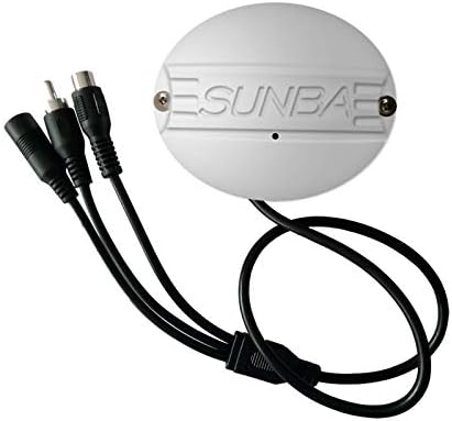 Външен микрофон SUNBA за IP-камери за сигурност, високо-чувствителен Звукосниматель с Предупреждение стикер