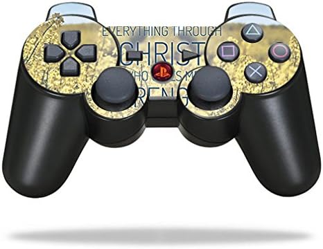Кожата MightySkins е Съвместим с контролера на Sony Playstation 3 PS3 – Through Christ | Защитен, здрав и уникален
