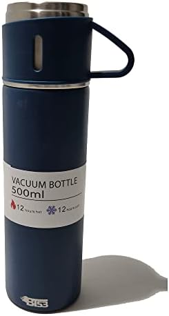 BT53 Вакуумна колба/Бутилка/Термос от неръждаема стомана с обем от 500 мл за топли и Студени напитки с Три чаши