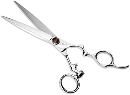 Ножици За мокро и сухо рязане на коса ErgoS 6 от кобальтовой стомана Премиум-клас с Ергономична Въртяща се дръжка