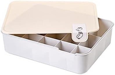 Anncus Мъжки Дамски Пластмасова Кутия За съхранение на Бельо Кутия За съхранение в Семеен Хотел - (Цвят: черен)