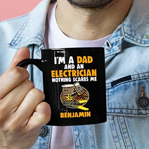 Персонализирана Чаша за американския татко-Електротехник, Аз съм татко и Чаша Електротехник подарък За татко,