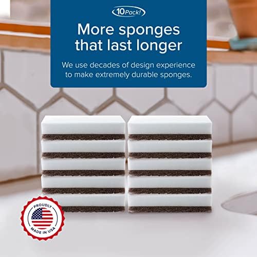 Спондж Simple Design Group Magic Sponge - Гъба за почистване от меламин без люспи - Средство за бързо премахване