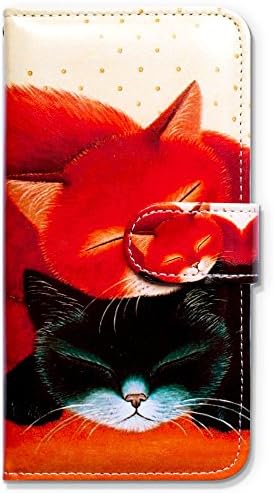 Чанта-портфейл Bcov LG Stylo 4, Калъф LG Stylo 4 Plus, Калъф Black Cat Red Cat с панти капак, Кожен калъф със