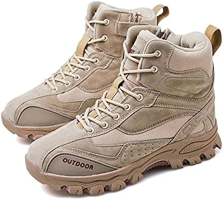 Мъжки тактически обувки Леки Армейските обувки от силен От Велур с гумена подметка Военни Работни обувки и Ботуши