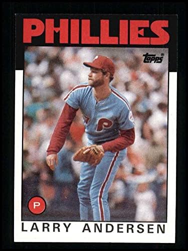 1986 Topps 183 Лари Андерсен Филаделфия Филис (Бейзболна картичка) Ню Йорк / MT Phillies