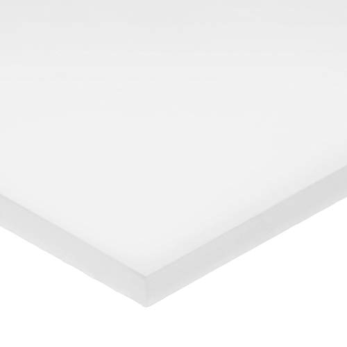 САЩ за запечатване на ЕДРО-PS-UHMW-376 Бял лист от полиетилен UHMW, височина 4 инча, Ширина 8 инча, дължина