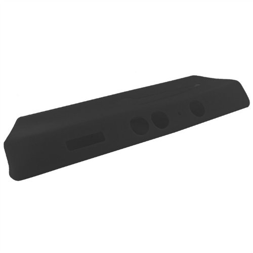 Силиконов калъф eForBuddy от мека защитна кожа за Microsoft Xbox 360 Kinect, черен
