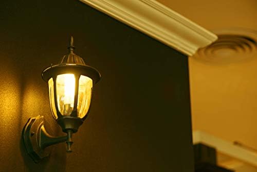 Led лампа от насекоми Un-Edison A19 - Заменя улична лампа E26 среден размер, жълт спектър с мощност 100 Вата