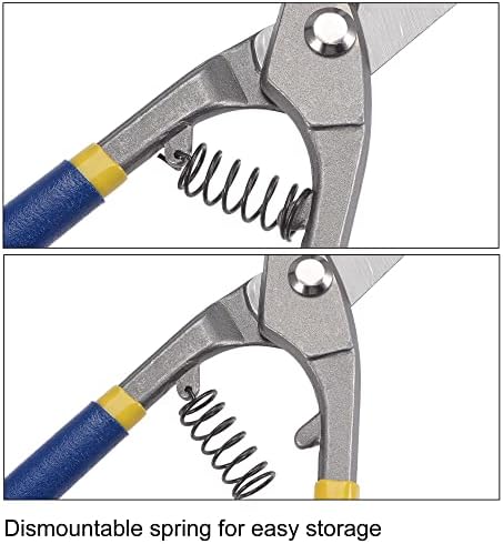 Ножици за рязане на ламарина uxcell 14 инча с висока честота на масата закалени Директно на парче, с Удобни