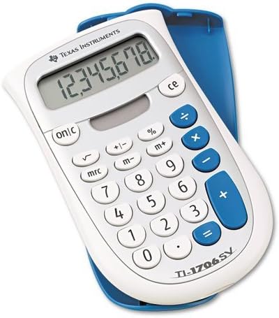 Texas Instruments - Ръчен, Джобен калкулатор TI-1706SV, 8-цифрен LCD дисплей TI-1706SV (DMi EA
