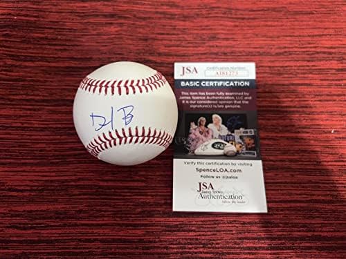 Дейв Шивач Подписа Официален Бар Стол Мейджър лийг Бейзбол El Prez JSA - Бейзболни топки с Автографи