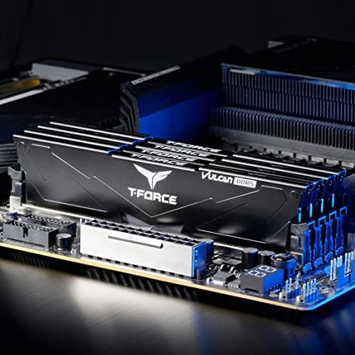 TEAMGROUP T-Force Вулкан DDR5 32 GB (2x16 GB) 6000 Mhz (PC5-48000) Модул за десктоп памет CL38 Ram (черно),