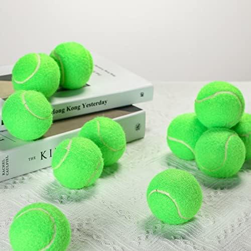 Zubebe 30 броя топки за Тенис на 2,5 инча за Кучета Цветни Интерактивни Играчки за Куче Подарък за по-Големи