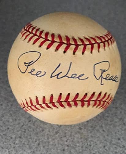 ПИШ ПИШ РИЙЗ е Подписал Официален Бейзбол Националната лига JSA AH58379 - Бейзболни топки С Автографи