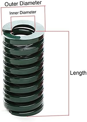 Система AHEGAS 1 Зелена Пружина на прес-форма За пресоване на штамповочной форми с тежка пружина Външен диаметър