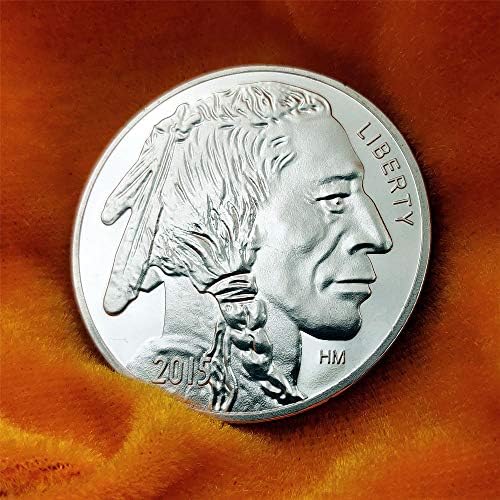 Adacryptocoincryptocurrency Любима Монета Американски Бизон Монета Сребърно Покритие Монета Възпоменателна Монета