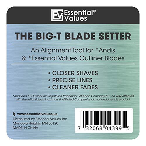 Устройство за настройки на остриета Essential Values #04880, Съвместим с ножове Slavi Outliner Blades | Инструмент за привеждане в съответствие за по-тесни, остри и чисти, съкращения и з