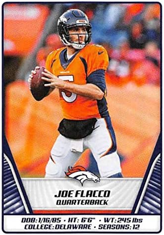 Стикер за албум на Футбол NFL Панини 2019 227 Джо Флакко Denver Broncos (индивидуална стикер за албума с ширина