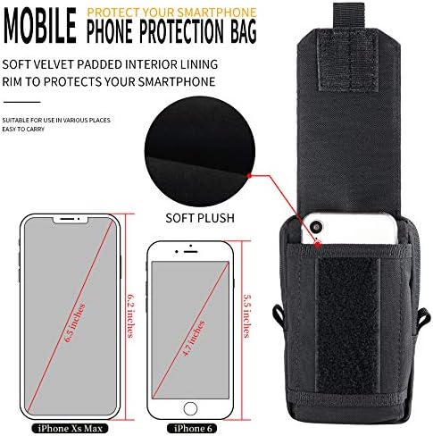 IronSeals Многоцелеви Тактически кобур Molle, Поясная чанта за Мобилен телефон, Поясная чанта, Чанта-Кобур,