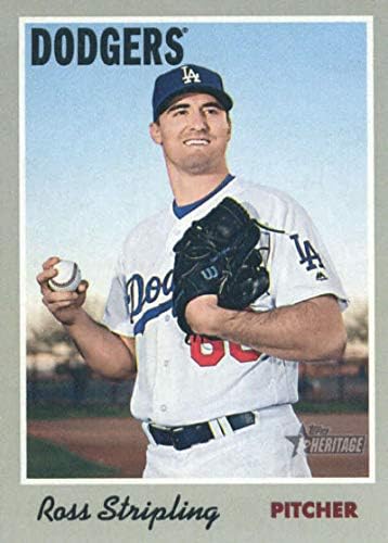 Бейзболна картичка Рос Стриплинга Лос Анджелис Доджърс 2019 Topps Heritage 54