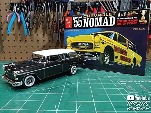 Комплект от голям мащаб модел Chevy Nomad АМТ 1955 година на издаване 1:25
