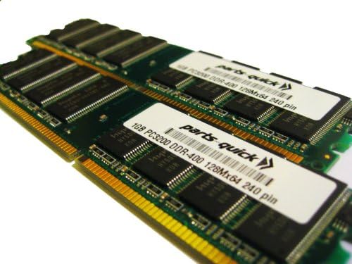 2gb 2X1 GB PC3200 400mhz 184 pin DDR SDRAM без ECC DIMM памет Настолна за Dell Dimension 3000 (резервни части-QUICK