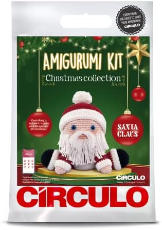 Набор от Амигуруми от Circulo - Коледна колекция - Всички материали са включени, разбираеми инструкции са лесни
