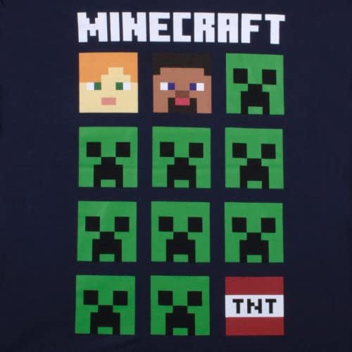 Комплект от 2 Толстовок и тениски на Minecraft за момчета, Hoody с качулка и тениска за момчета