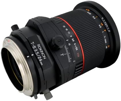 Полнокадровый косо-сдвигающий обектив Rokinon 24 mm F3.5 за камери Sony E-Mount