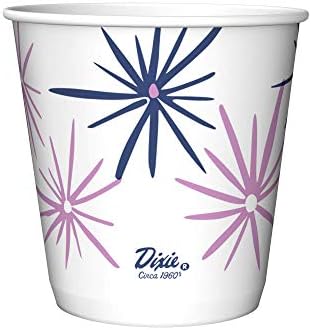 Картонени чаши за баня Dixie, 3 грама, 400 броя (опаковка от 1 броя), различни цветове и фасоны