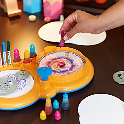 Crayola Spin & Спирала Art Station Deluxe, Занаяти собствените си ръце, Играчки за Момичета и момчета, Подарък,