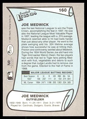 1989 Pacific Legends # 160 Даките Медвик Сейнт Луис Кардиналс (Бейзболна картичка) NM/MT Кардиналс