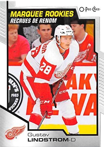 2020-21 О-Пи-Джи #513 Густав Линдстрьом Начинаещ Детройт Ред Уингс Хокейна карта НХЛ